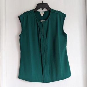 NWT J. Crew Green Blouse